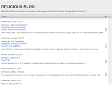 Tablet Screenshot of blog.delicious-monster.com